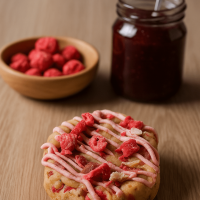 Cookie Pralines roses Fraboises