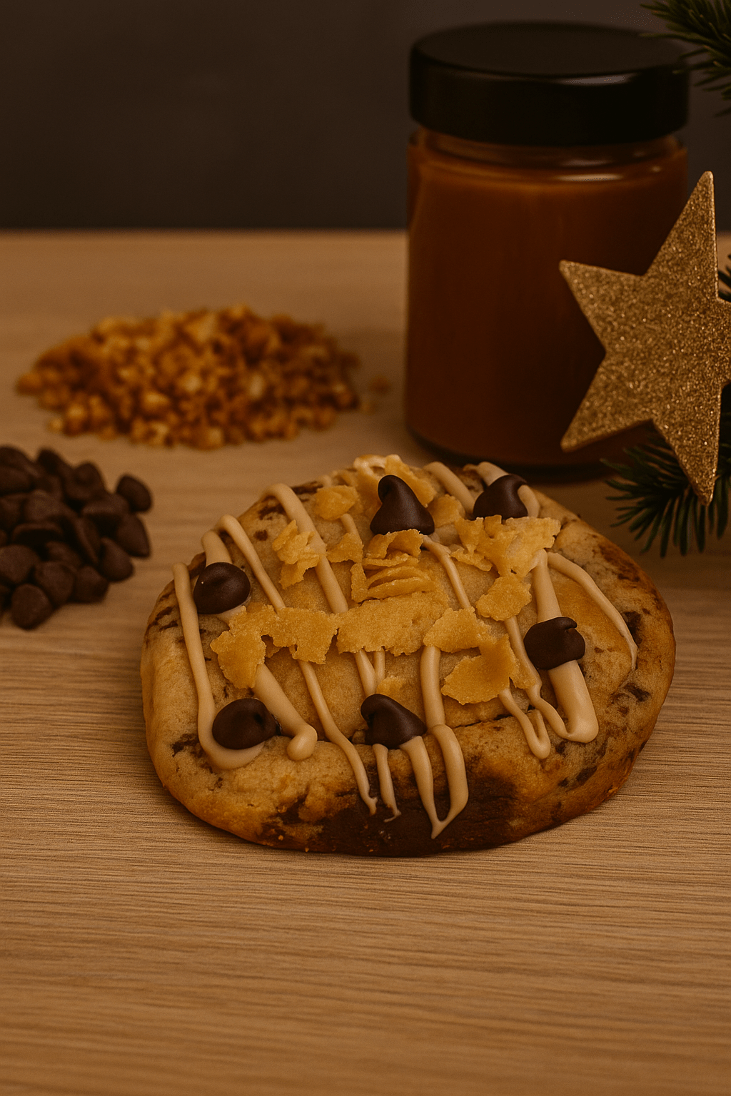 Cookie Chocolat et praliné croustillant