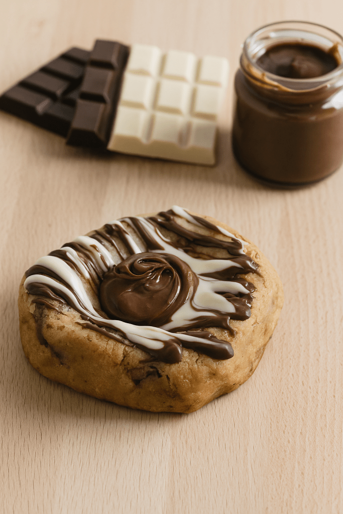 Cookie gourmand au chocolat et noisette