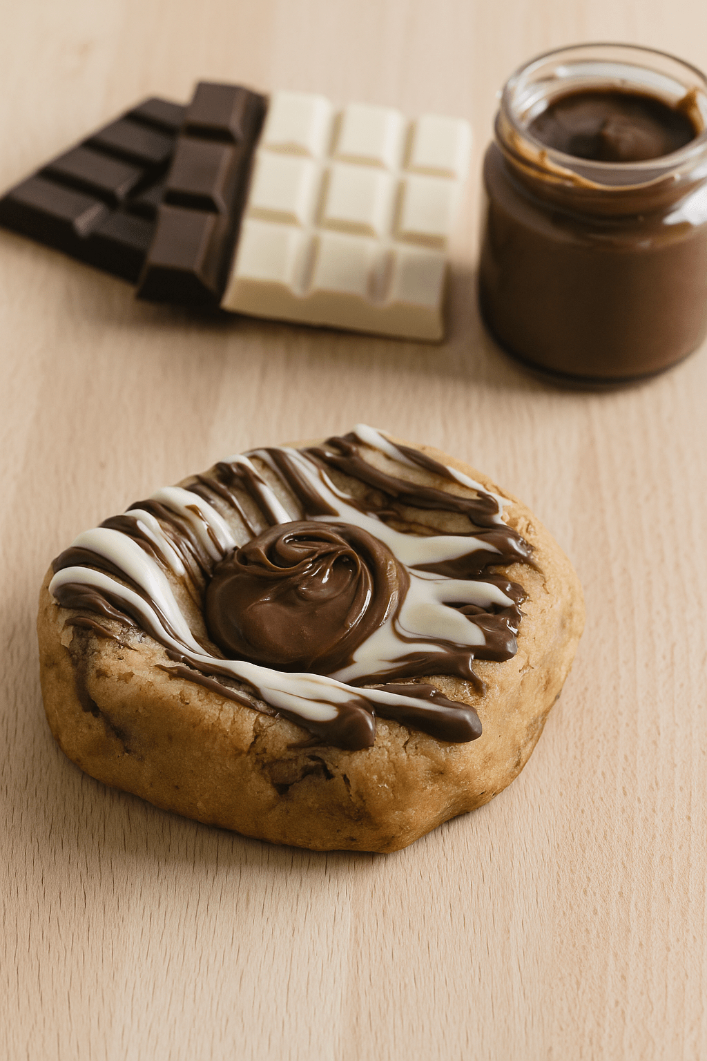 Cookie gourmand au chocolat et noisette