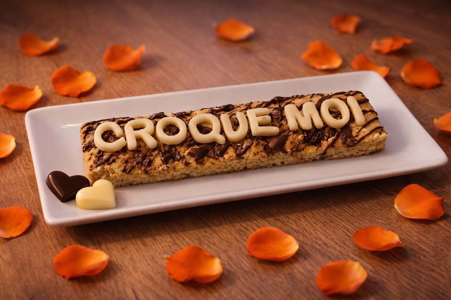 Cookie bar avec message sucré