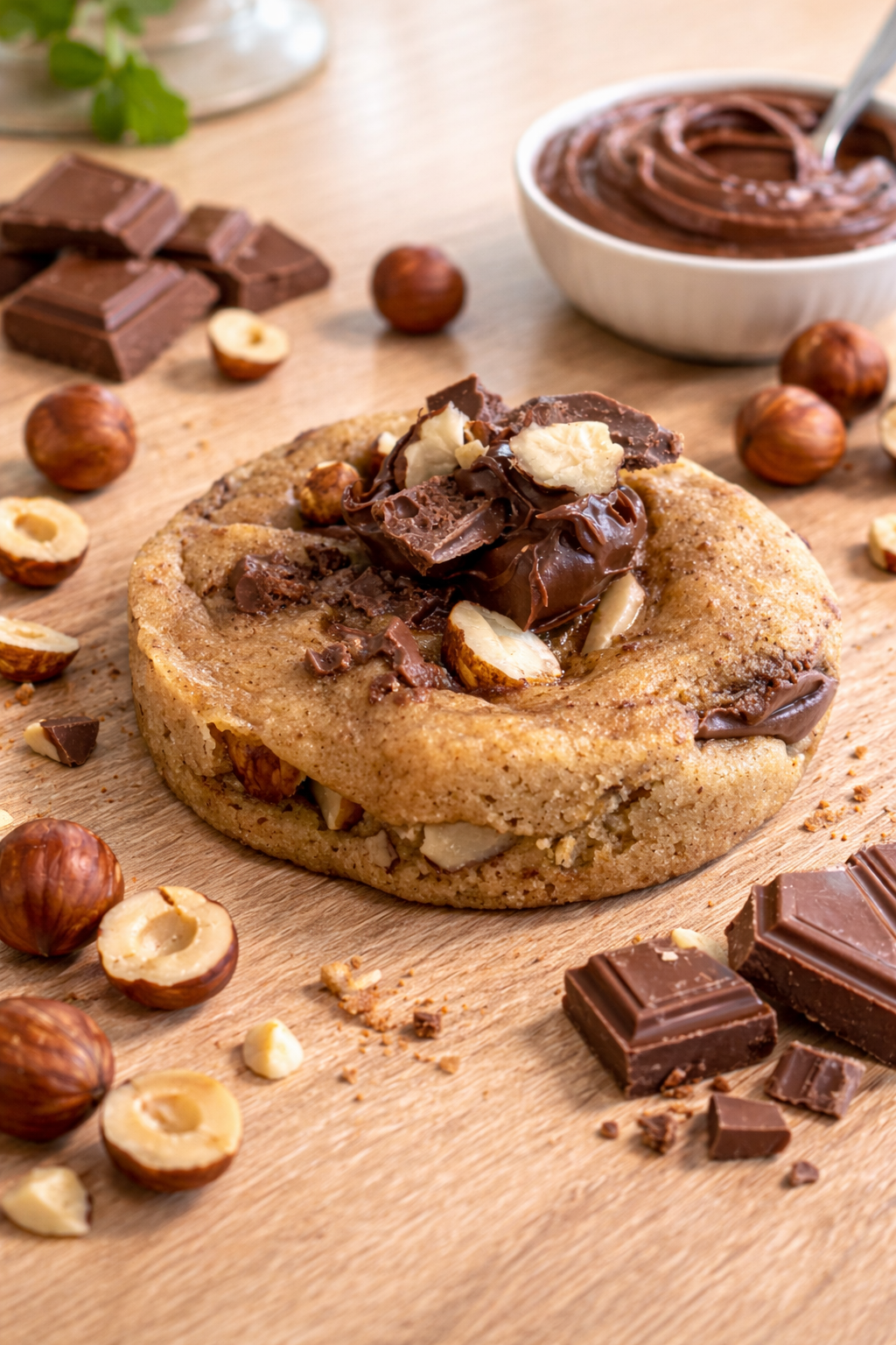 cookie crunchy noisette