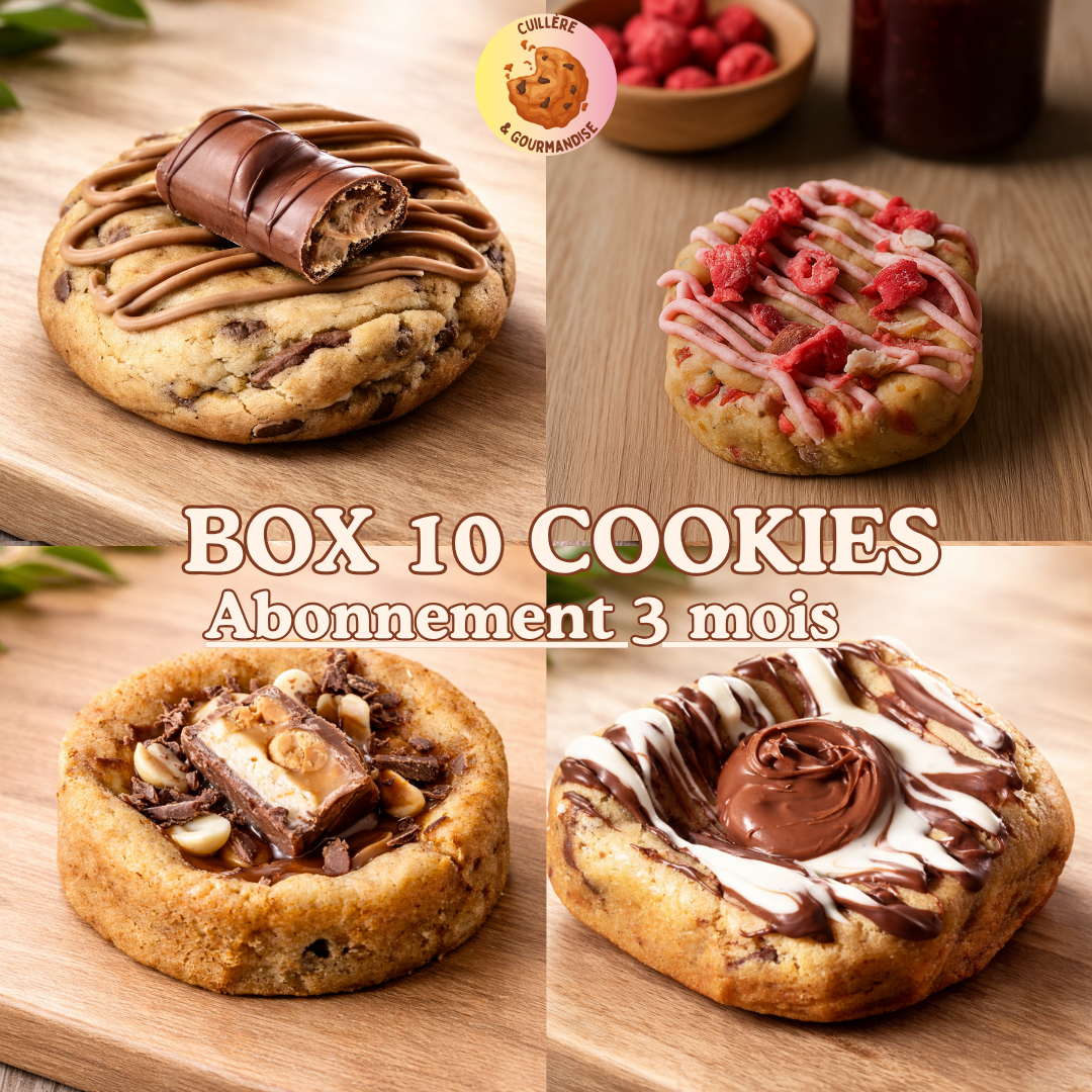 Abonnement Box 10 Cookies ( 3 mois)