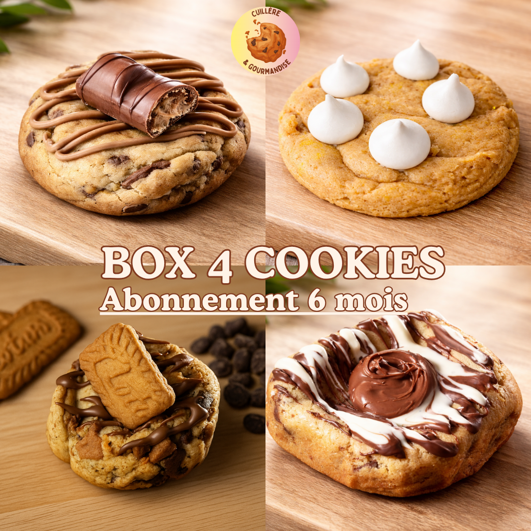 Abonnement Box 4 Cookies ( 6 mois)