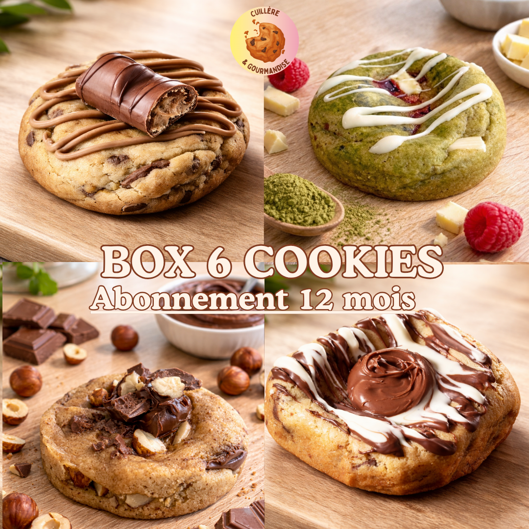 Abonnement Box 6 Cookies ( 12 mois)