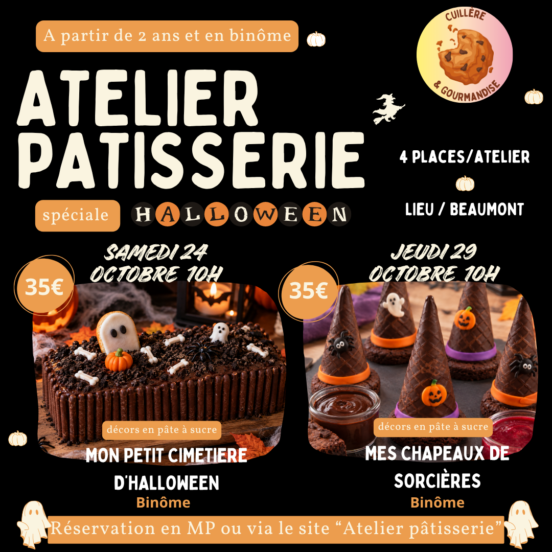 atelier patisserie halloween